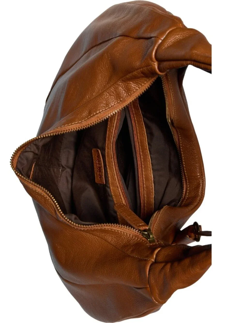 Vilenca Holland PREMIUM Rubbed Leather Double Stitched Luxury Large Hobo Handbag